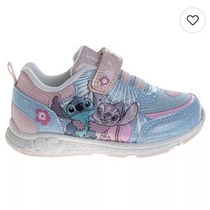 New! Disney Stitch light up Glittery Blue and Pink Sneakers